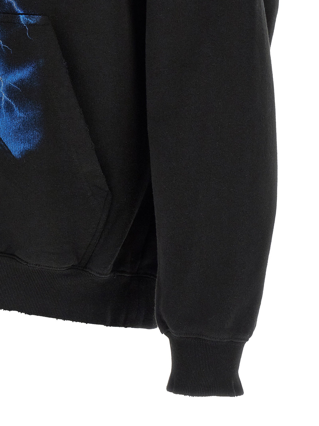 Balenciaga Men's Paris Thunderstorm Hoodie