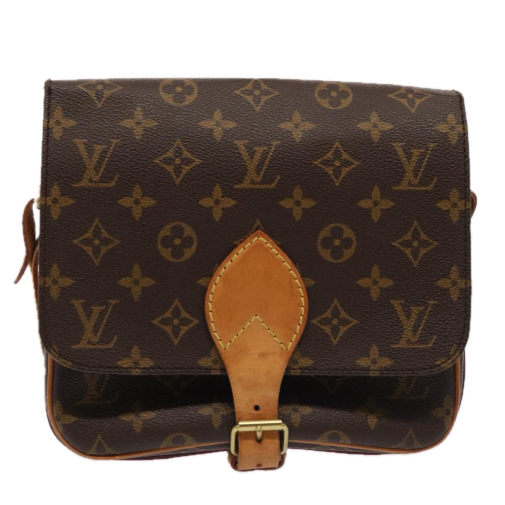 LOUIS VUITTON Monogram Cartouchiere MM Shoulder Bag M51253 LV Auth 87201