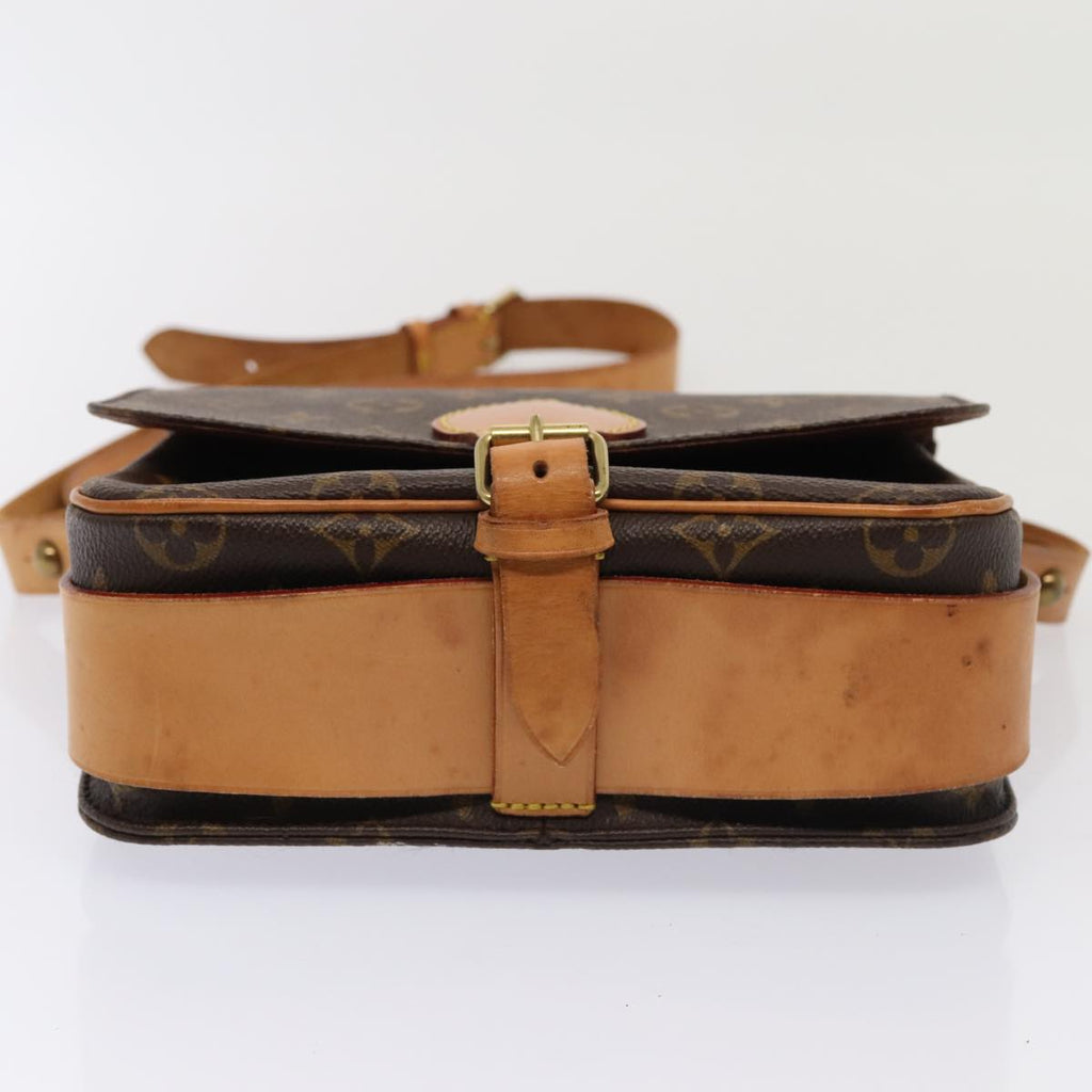 LOUIS VUITTON Monogram Cartouchiere MM Shoulder Bag M51253 LV Auth 87201