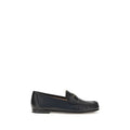 Chloé Black Calf Leather Bos Taurus Slip-On Women's Loafers