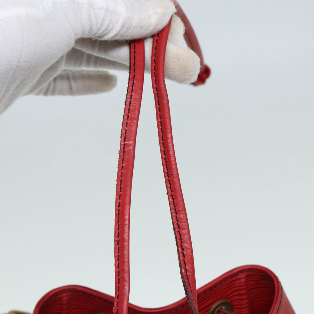 LOUIS VUITTON Epi Noe Shoulder Bag Red M44007 LV Auth 87400