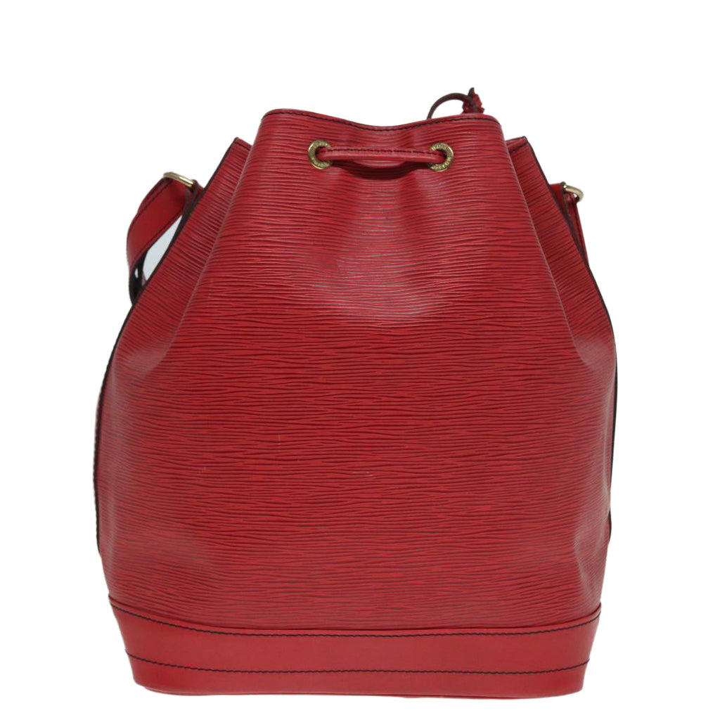 LOUIS VUITTON Epi Noe Shoulder Bag Red M44007 LV Auth 87400