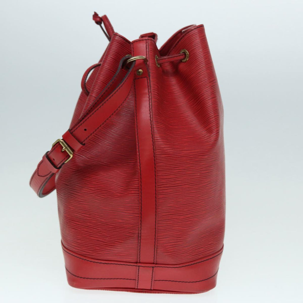LOUIS VUITTON Epi Noe Shoulder Bag Red M44007 LV Auth 87400