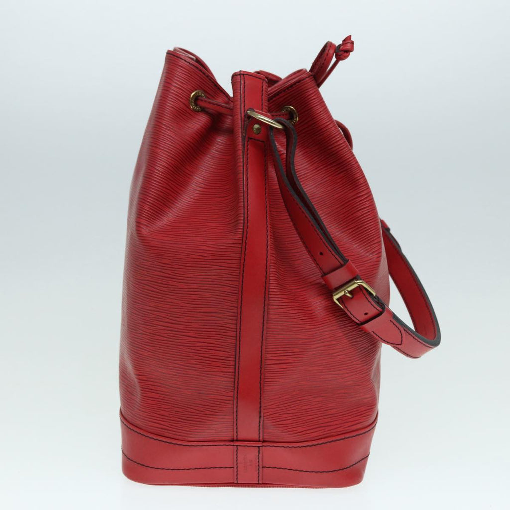 LOUIS VUITTON Epi Noe Shoulder Bag Red M44007 LV Auth 87400