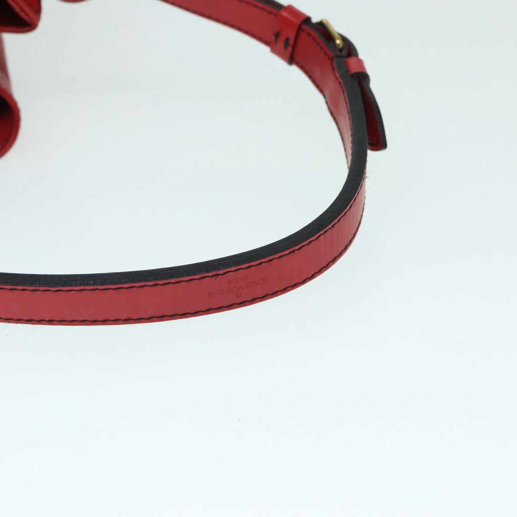 LOUIS VUITTON Epi Noe Shoulder Bag Red M44007 LV Auth 87400
