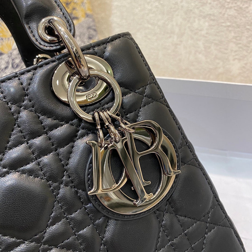 Small Lady Bag SiLouis Vuittoner Hardware, Black, For Women WomenÃ¢â‚¬â„¢s Handbags, Crossbody Bags, 20cm CD