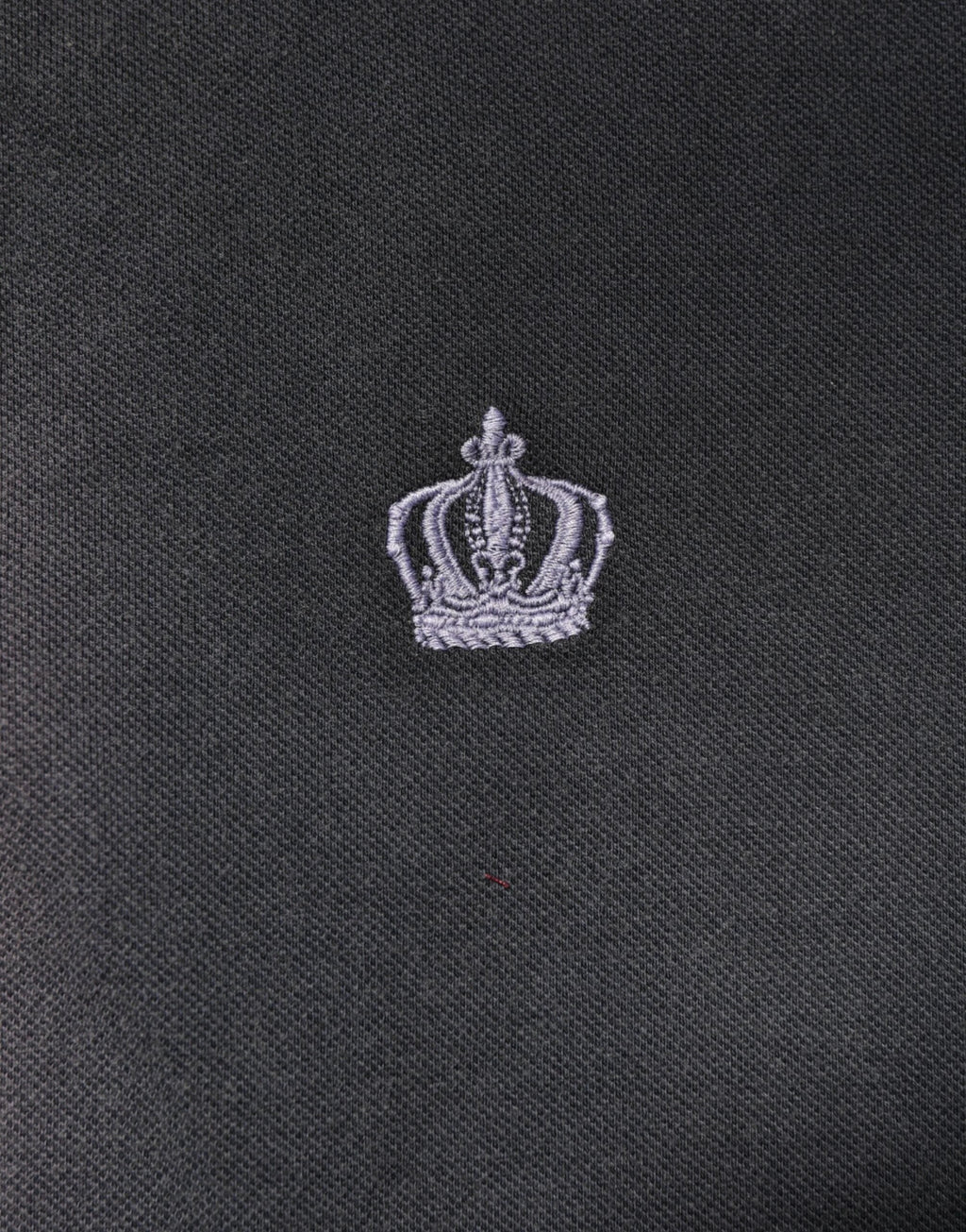 Dolce & Gabbana Gray Cotton Crown Collared Men Polo T-shirt