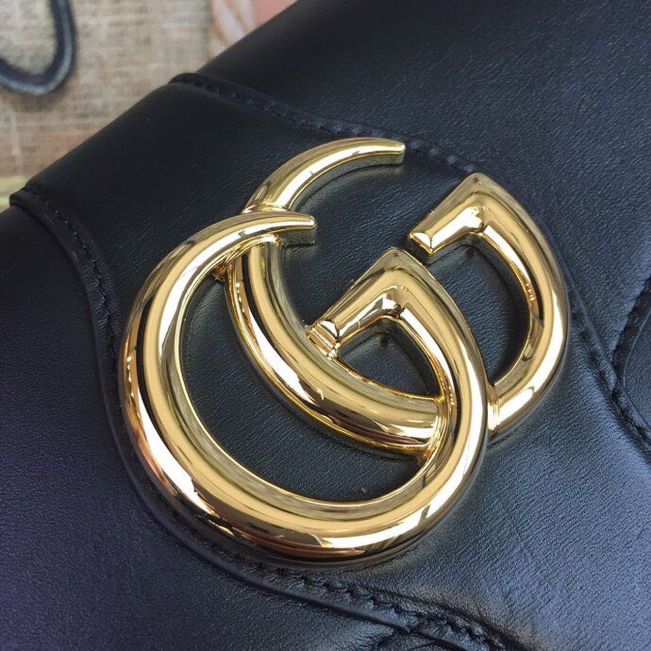 Gucci Arli Shoulder Bag Black For Women 10in/26cm 550129 0V10G 1000
