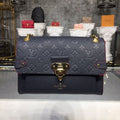 Louis Vuitton Vavin PM Monogram Empreinte Navy Blue/Red For Women, WomenÃƒÂ¢Ã¢â€šÂ¬Ã¢â€žÂ¢s Handbags, Shoulder And Crossbody Bags 9.8in/25cm Louis Vuitton M52271