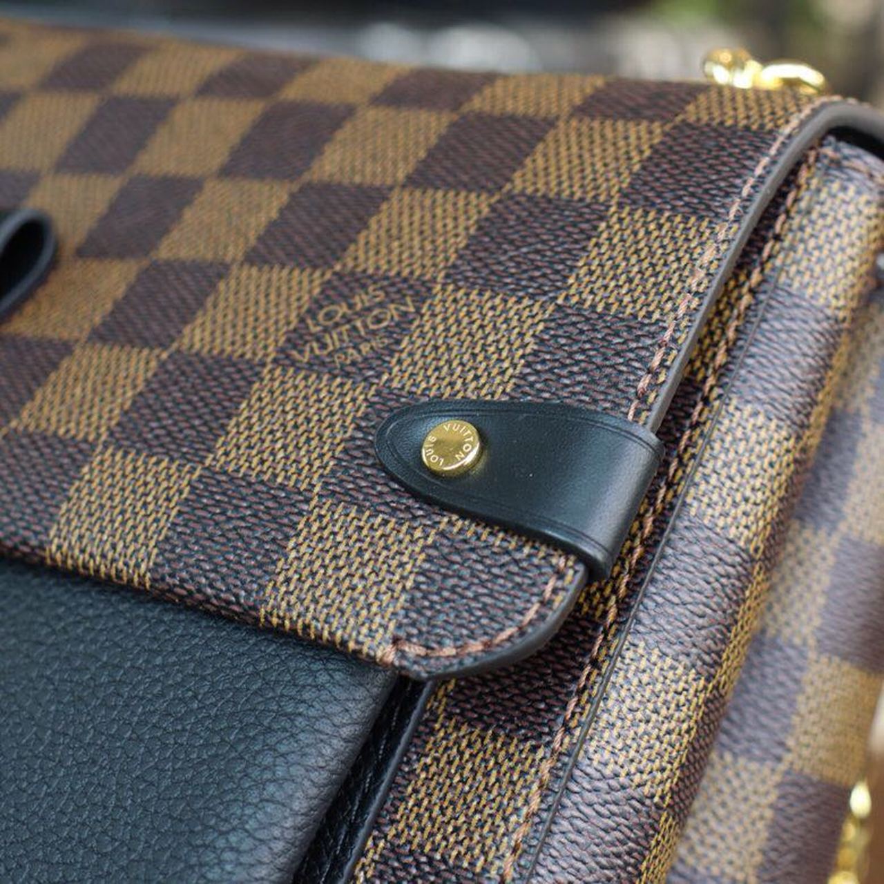 Louis Vuitton Vavin PM Damier Ebene Canvas Black For Women, WomenÃƒÂ¢Ã¢â€šÂ¬Ã¢â€žÂ¢s Handbags, Shoulder Bags 9.8in/25cm Louis Vuitton N40108