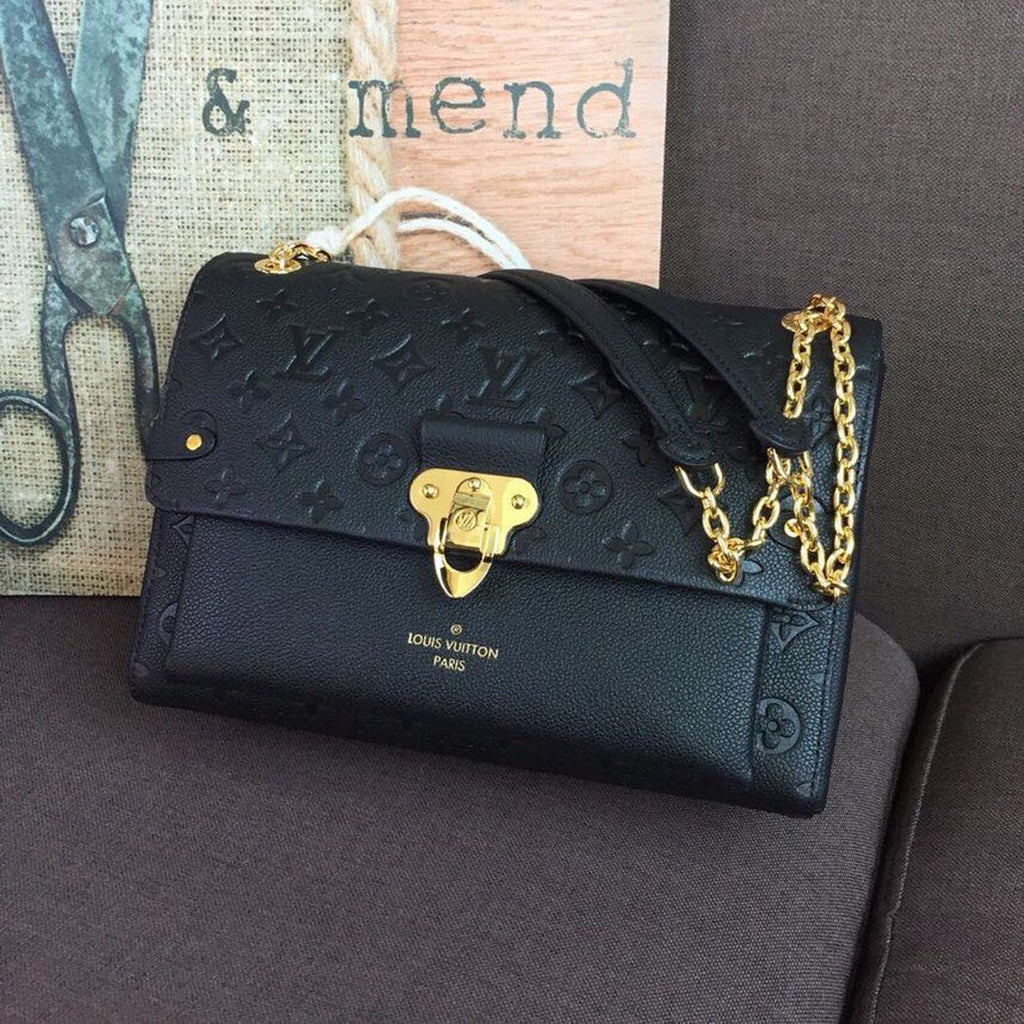 Louis Vuitton Vavin MM Monogram Empreinte Black For Women, WomenÃƒÂ¢Ã¢â€šÂ¬Ã¢â€žÂ¢s Handbags, Shoulder And Crossbody Bags 9.8in/25cm Louis Vuitton M44150