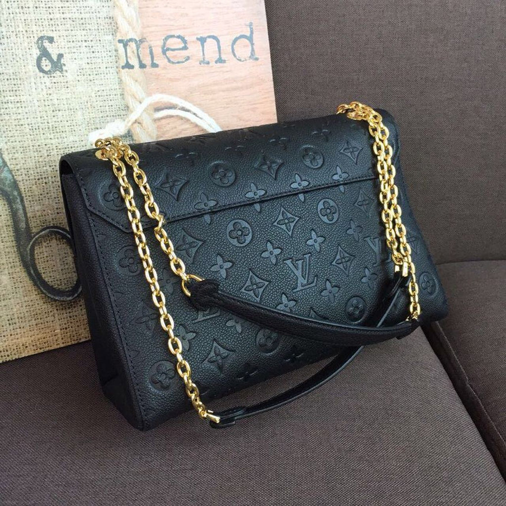 Louis Vuitton Vavin MM Monogram Empreinte Black For Women, WomenÃƒÂ¢Ã¢â€šÂ¬Ã¢â€žÂ¢s Handbags, Shoulder And Crossbody Bags 9.8in/25cm Louis Vuitton M44150