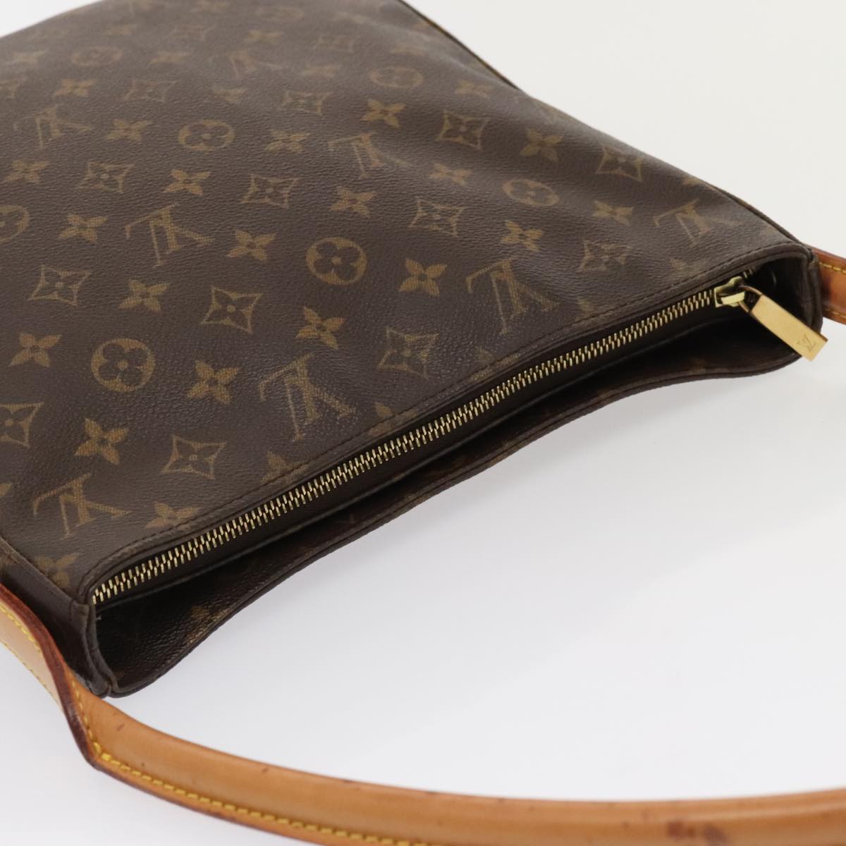 LOUIS VUITTON Monogram Looping GM Shoulder Bag M51145 LV Auth 88908