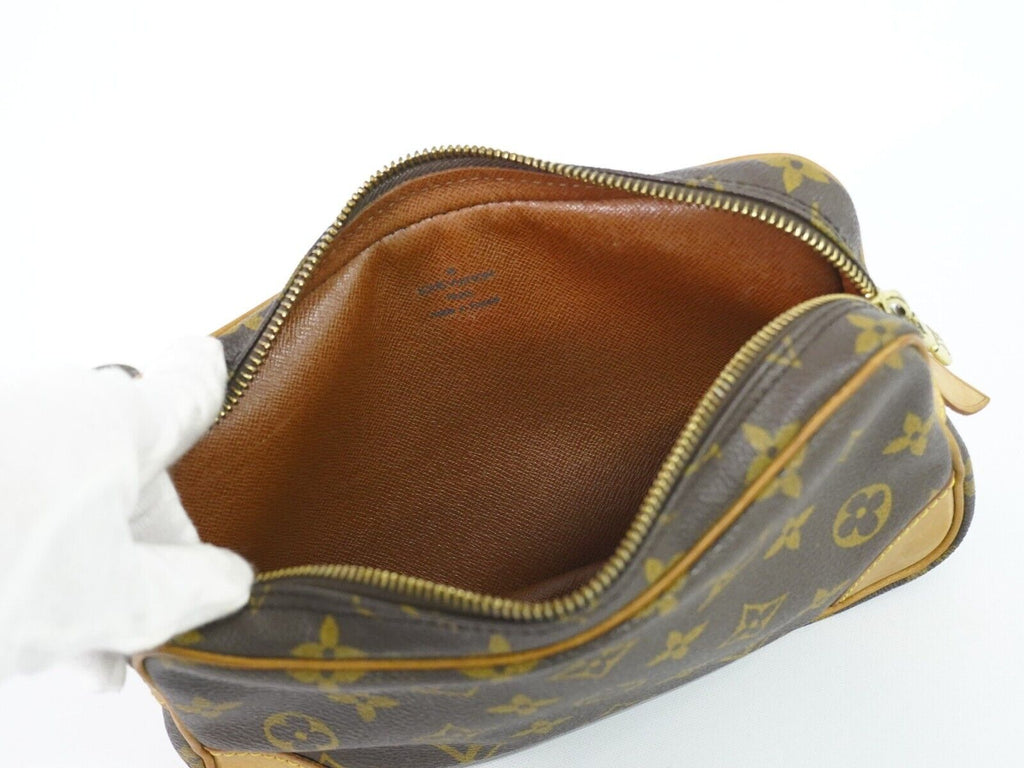 Louis Vuitton Marly Dragonne  Canvas Clutch Bag