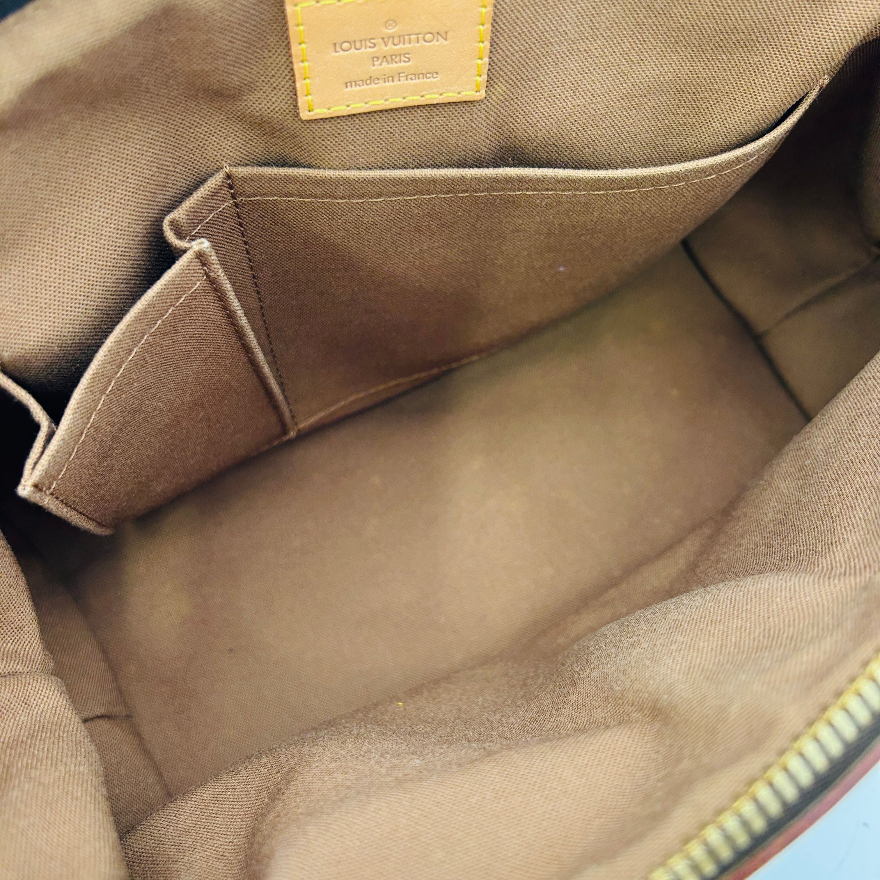 LOUIS VUITTON Tivoli PM Brown Monogram Leather Women's Shoulder Bag GP10180816