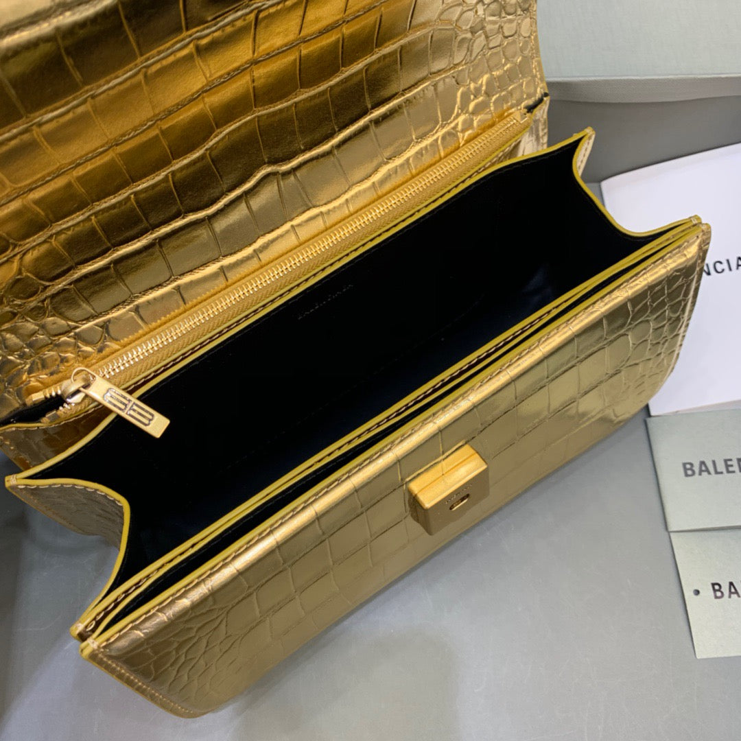 Gossip Small Shoulder Bag Gold, For Women,  Bags 9.1in/23cm