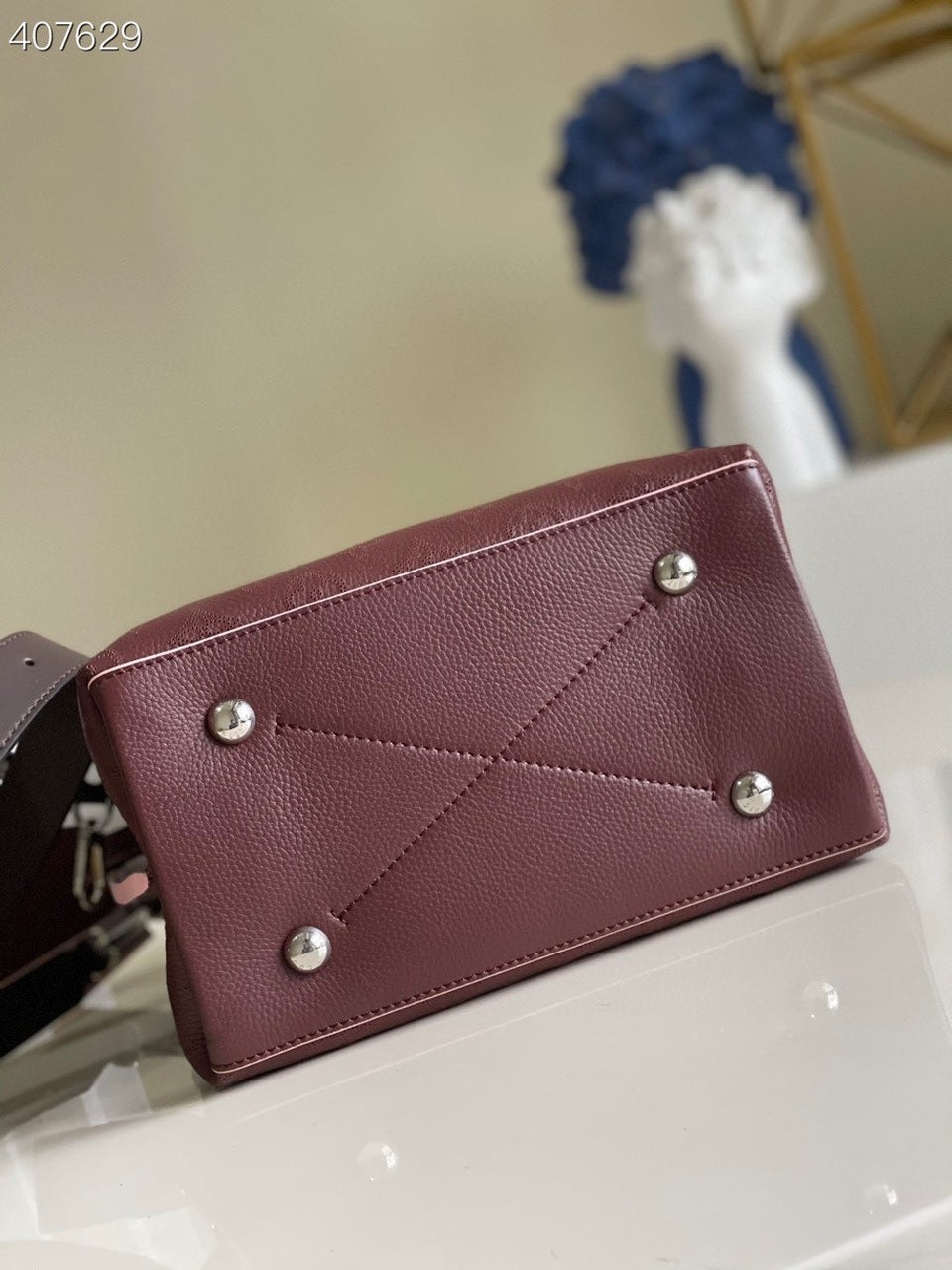 Louis Vuitton Muria Bucket Bag For Women, Women’s Handbags, Shoulder And Crossbody Bags Burgundy 9.8in/25cm Louis Vuitton