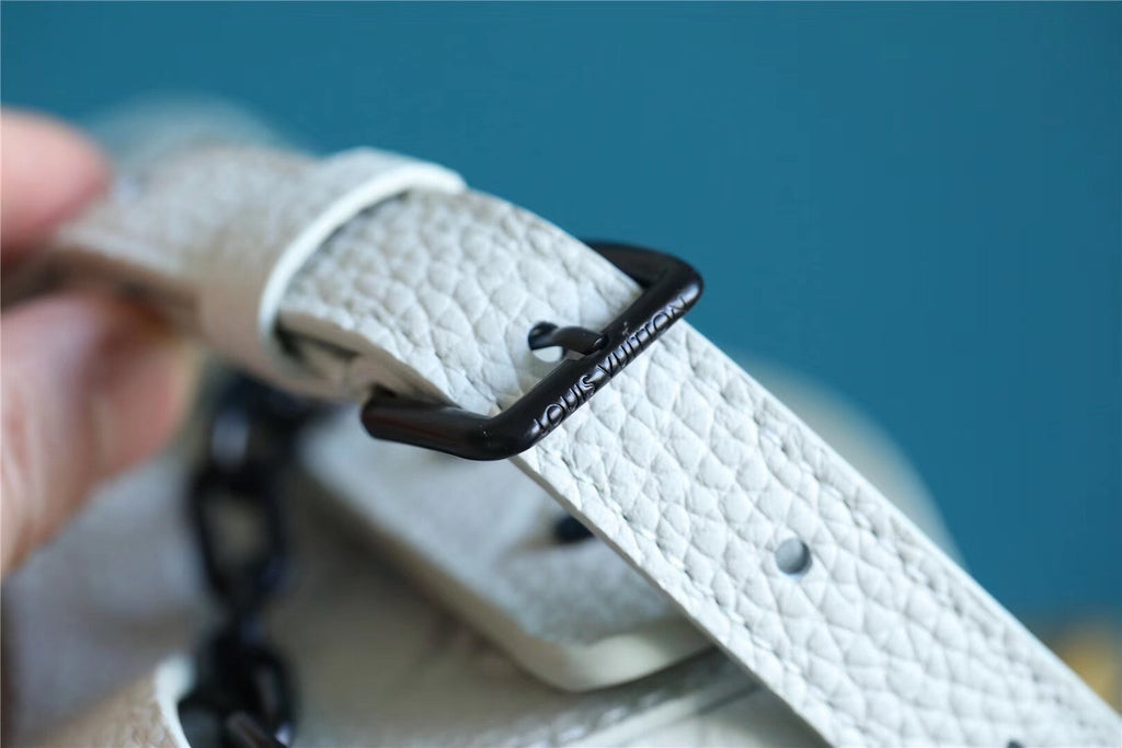Louis Vuitton Mini Soft Trunk Box Taurillon WhiteÃƒâ€šÃ‚Â For Men, Bags, Shoulder And Crossbody Bags 9.1in/23cm Louis Vuitton