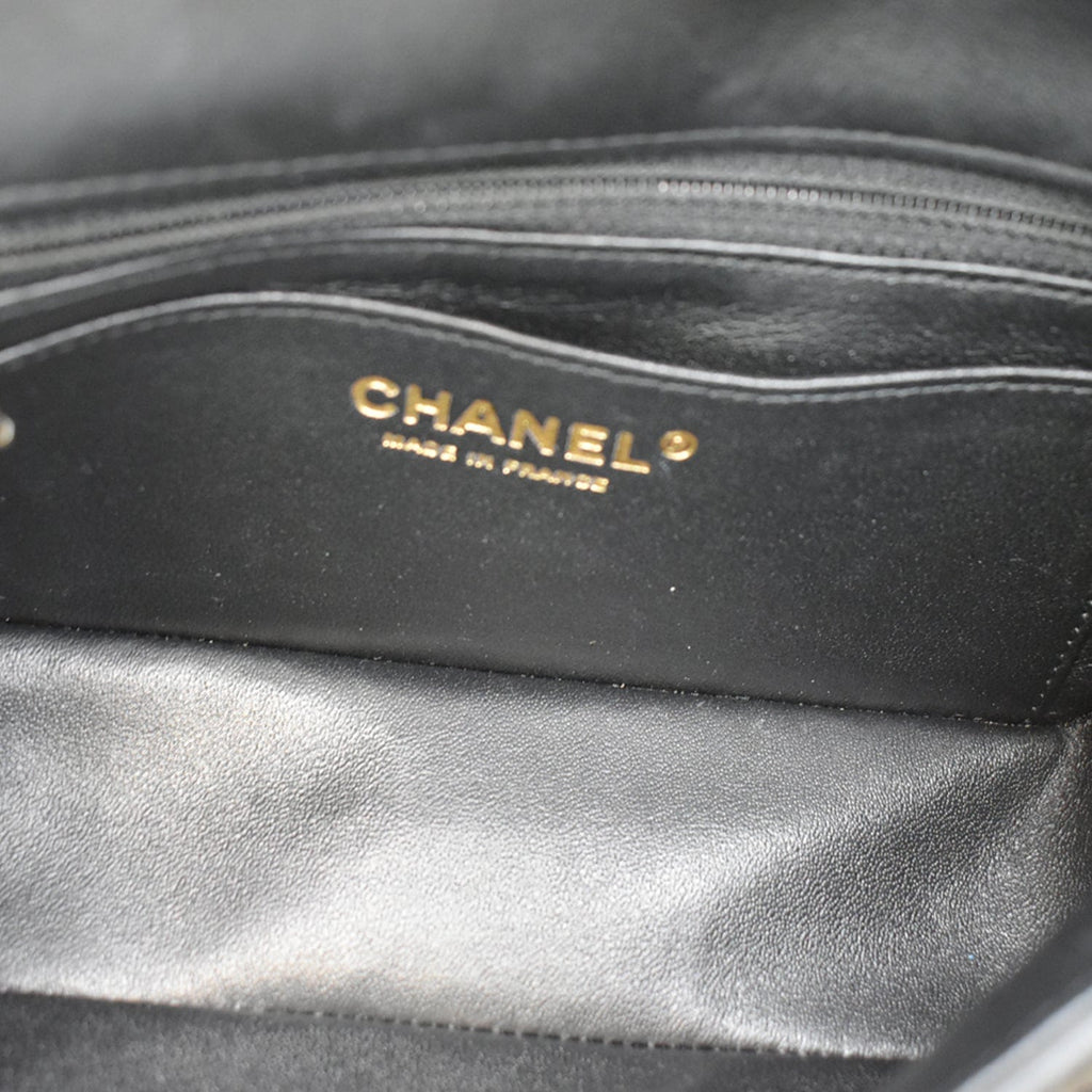 Chanel Mini Rectangular Flap Quilted  Leather Shoulder Bag Black- Hot Deals