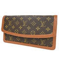 Louis Vuitton Pochette Dame  Canvas Clutch Bag