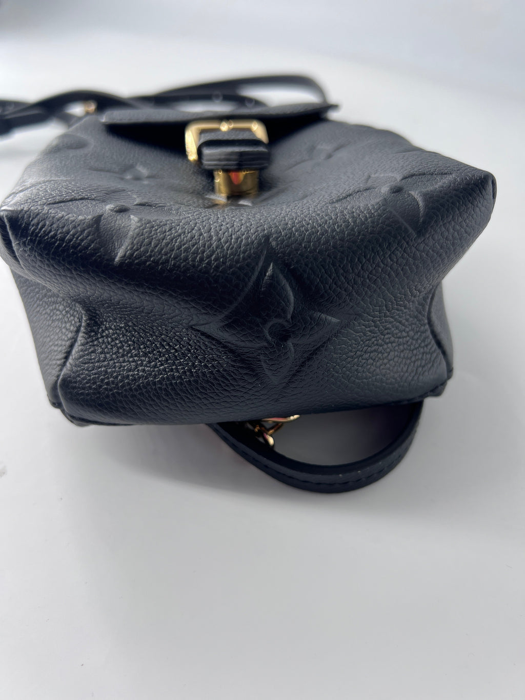 Louis Vuitton Tiny Backpack Monogram Empreinte Giant Black Leather Backpack Bag