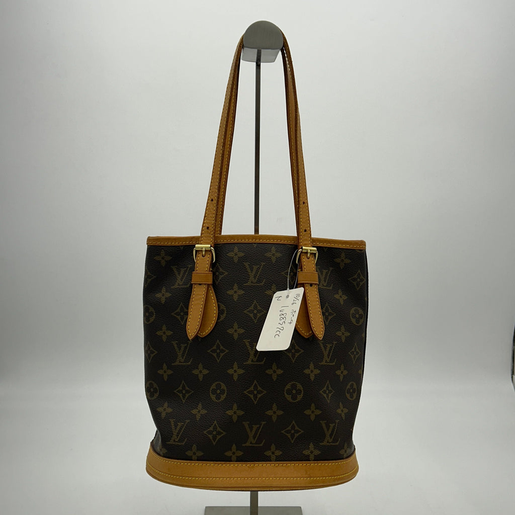 LOUIS VUITTON Monogram Bucket PM Shoulder Bag Louis Vuitton8857cc