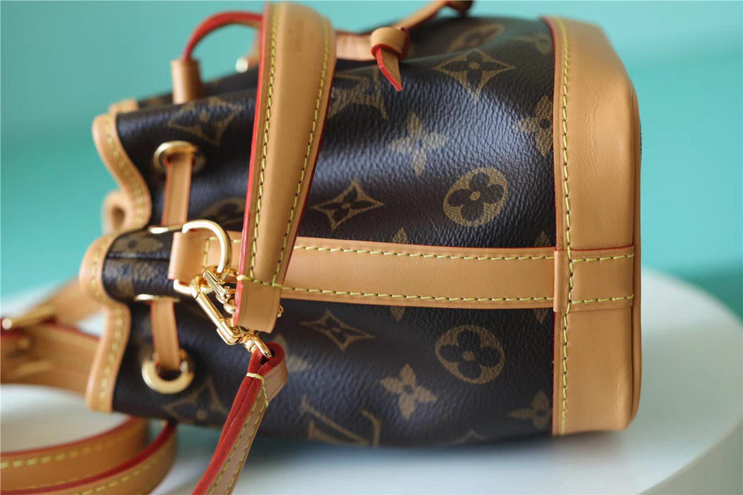 Louis Vuitton Nano Noe Monogram Canvas For Women,  Shoulder And Crossbody Bags 16cm/6.3in Louis Vuitton M81266