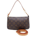 Louis Vuitton Pochette Accessoire  Canvas Clutch Bag