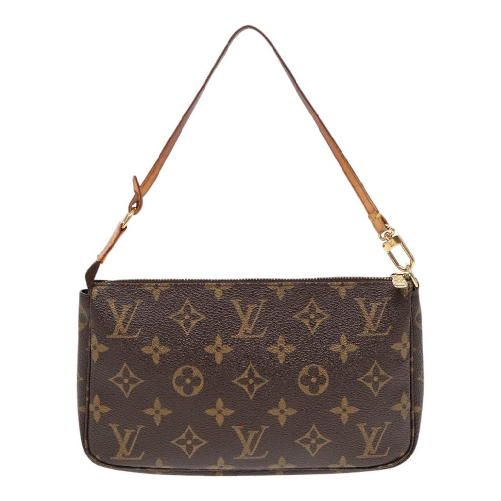 Louis Vuitton Pochette Accessoire  Canvas Clutch Bag