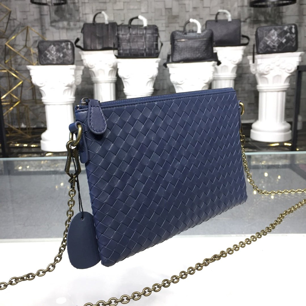 Chain Shoulder Bag Blue, For Women, Women Bags 9.6in/24.5cm