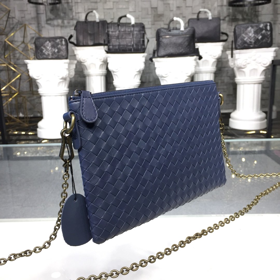 Chain Shoulder Bag Blue, For Women, Women Bags 9.6in/24.5cm