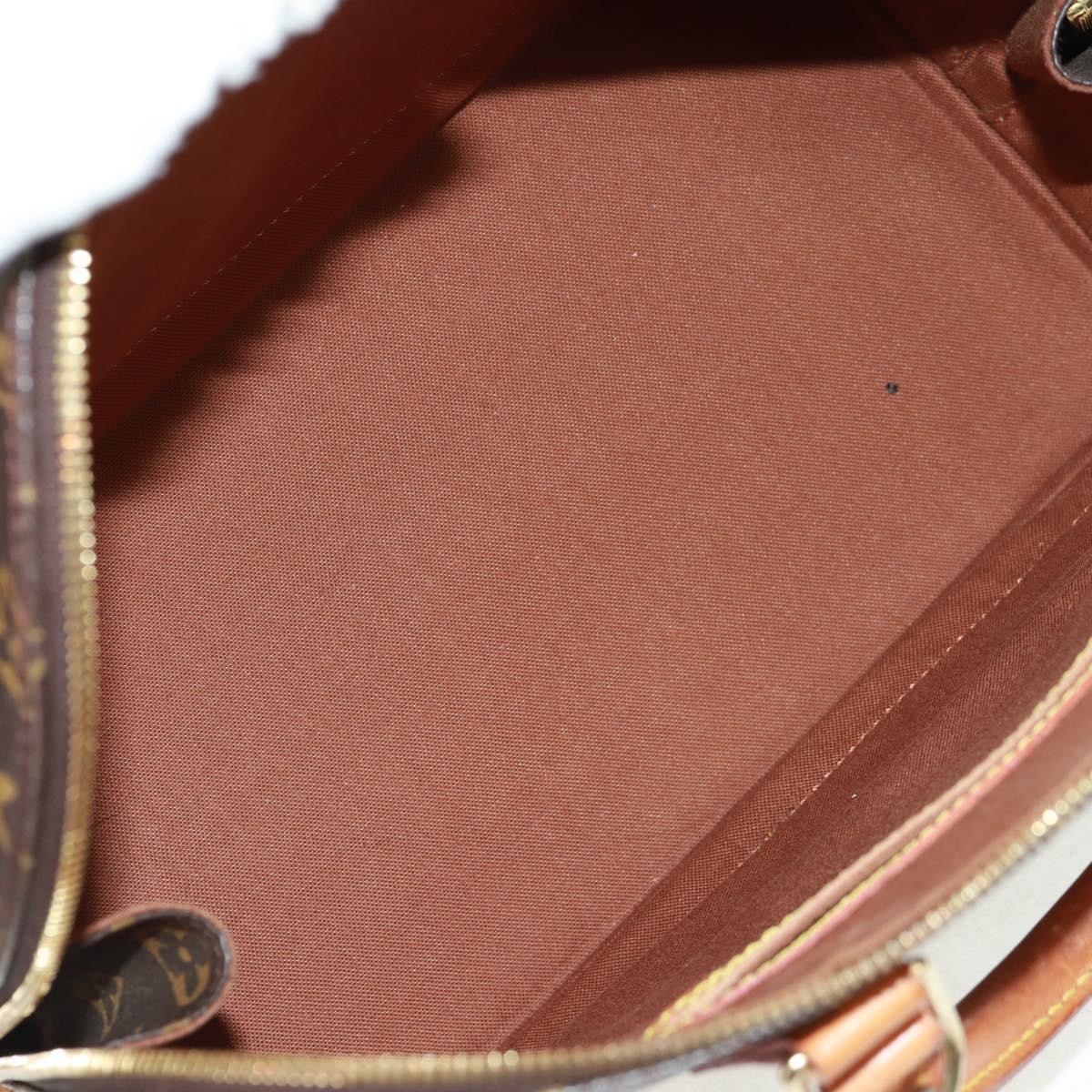 Louis Vuitton Alma Handbag Monogram Canvas Brown Canvas Handbag