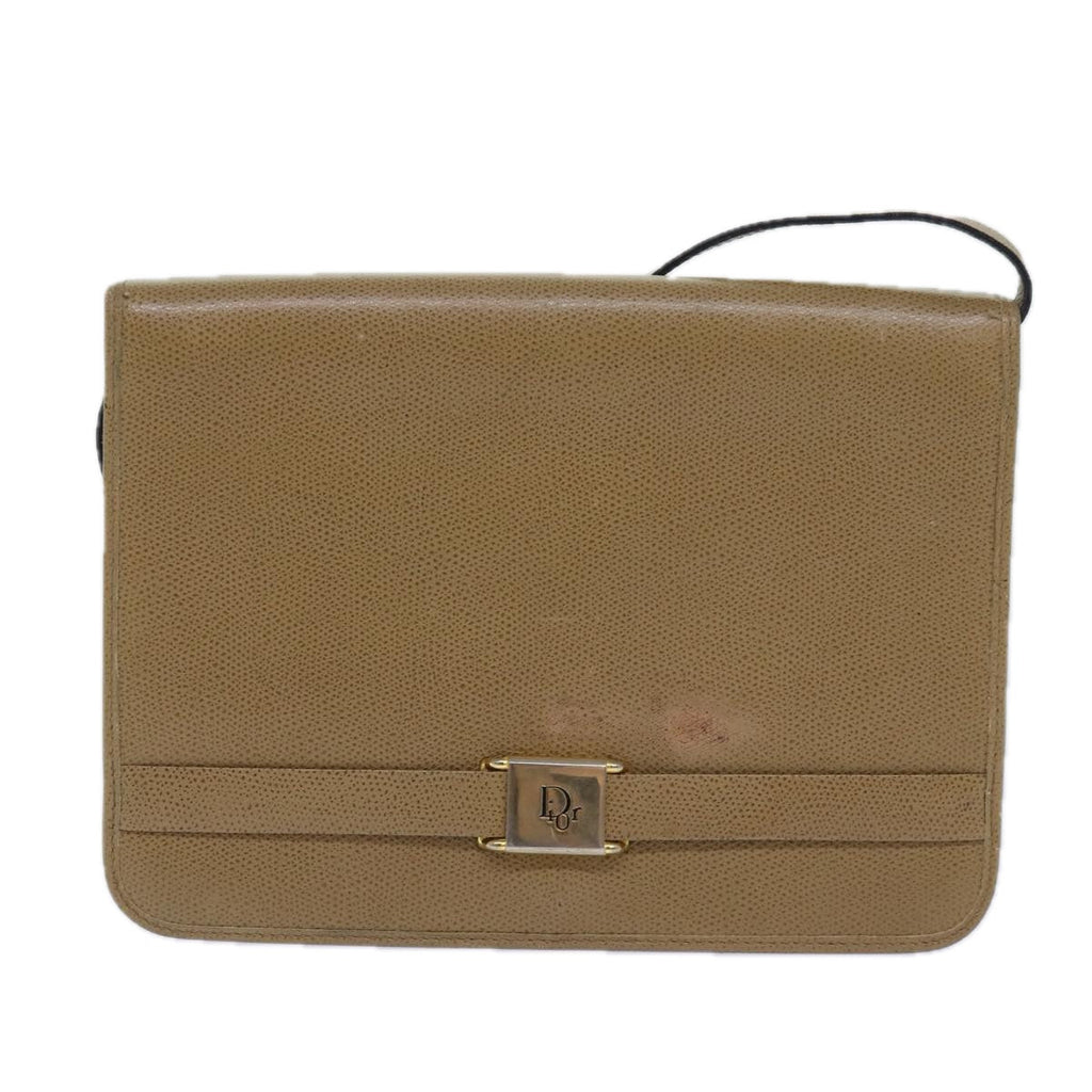 Dior  Leather Shoulder Bag