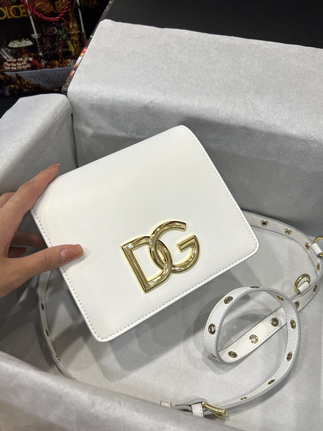 Crossbody 3.5 Bag White For Women 6.9in/18cm GLAMI7037AW57680002