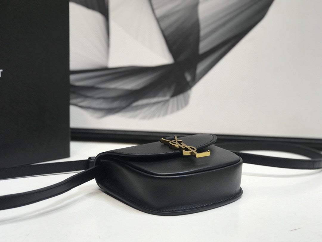 YSSL Kaia Small Satchel Black For Women 7in/18.5cm YSL 619740BWR0W1000