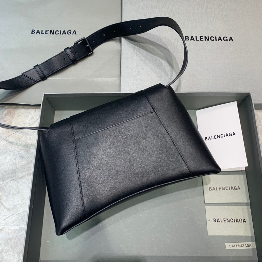 Downtown Small Shoulder Bag In Black, For Women,  Bags 11.8in/30cm