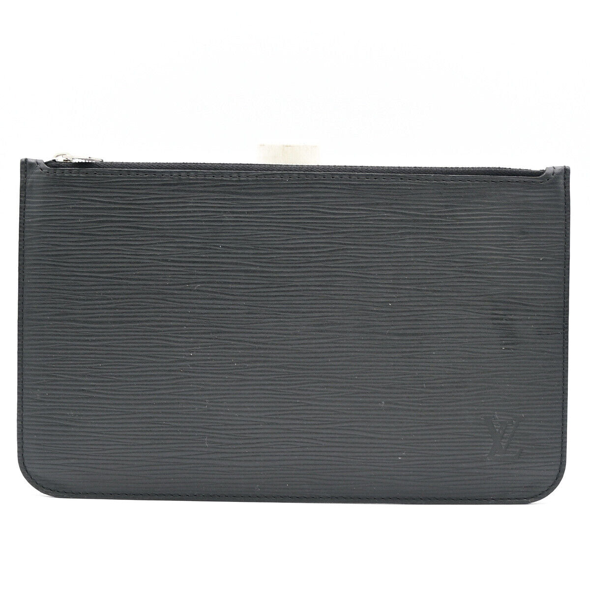 Louis Vuitton Neverfull Pouch  Leather Clutch Bag