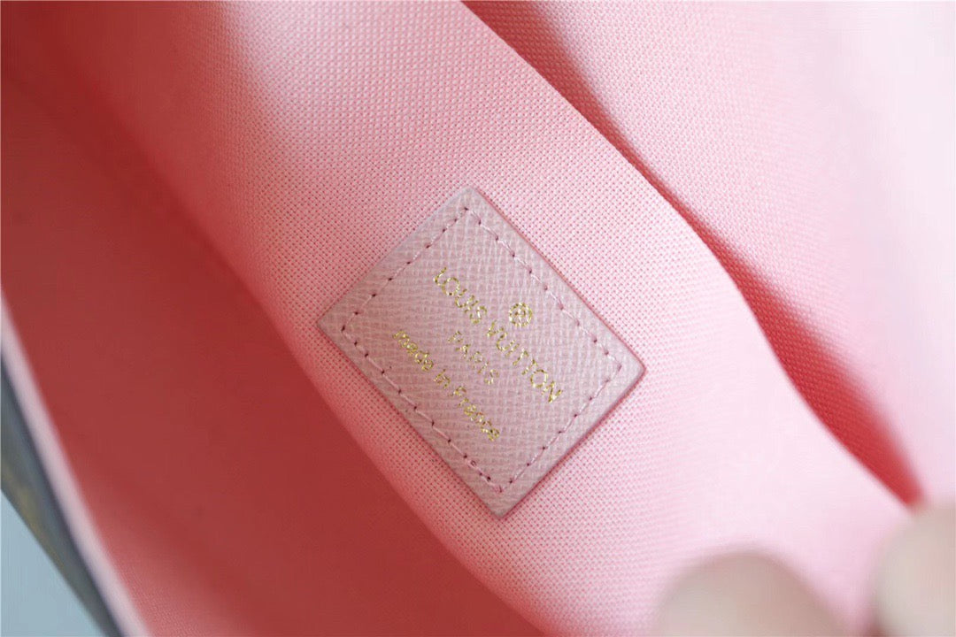 Louis Vuitton Pochette Felicie Monogram Canvas Fuchsia Pink For Women,  Shoulder And Crossbody Bags 21cm/8.3in Louis Vuitton M61276