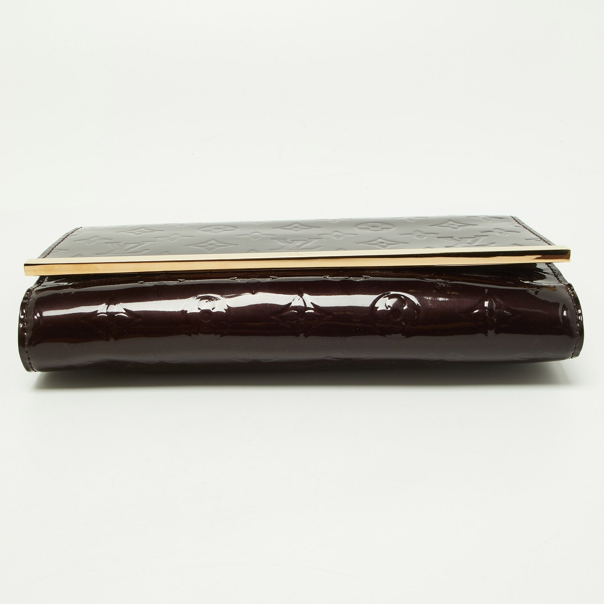 Louis Vuitton Amarante Monogram Vernis Ana Clutch Bag