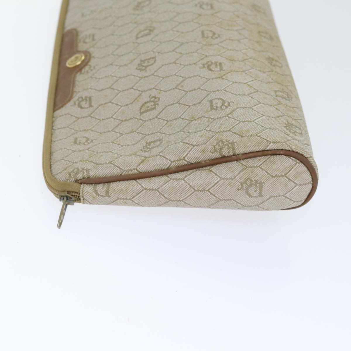 Dior Honeycomb  Canvas Clutch Bag