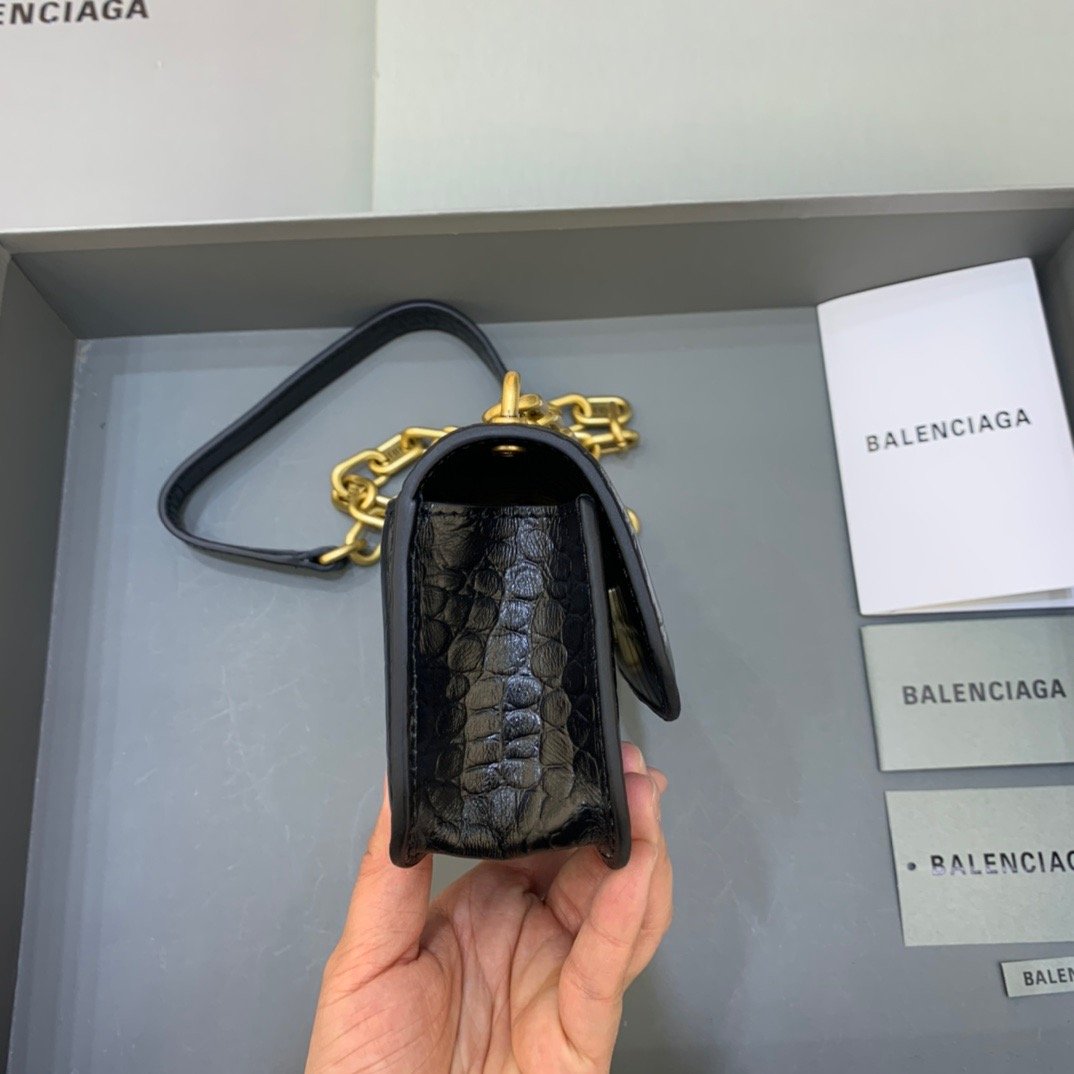 Gossip Small On Chain Shoulder Bag Black, For Women,  Bags 7.4in/19cm