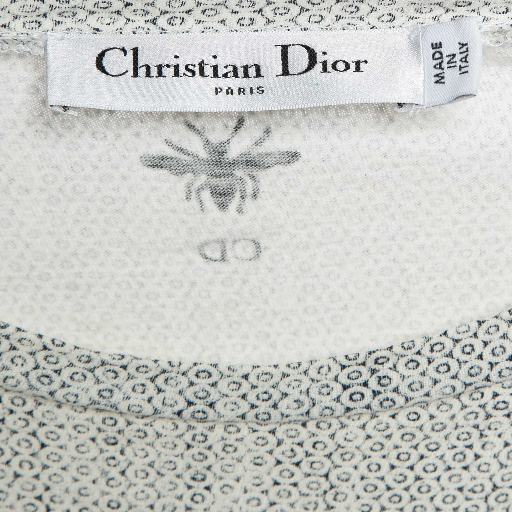 Dior White L'amoureux Print Cotton T-Shirt
