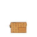 MCM Brown Polyethylene Shoulder Bag