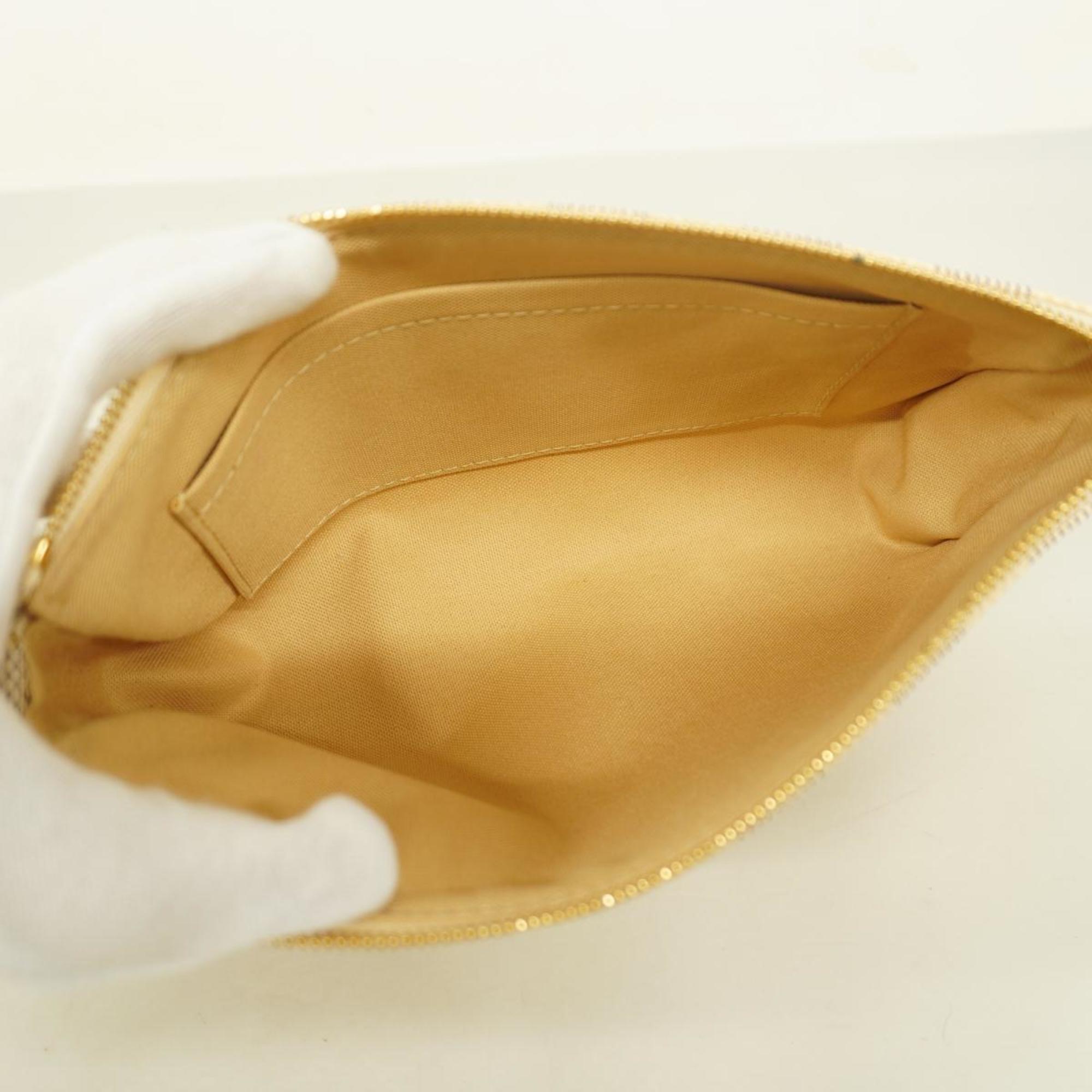 Louis Vuitton Pochette Accessoire  Canvas Clutch Bag