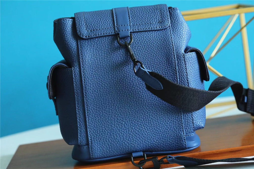 Louis Vuitton Christopher XS Taurillon Blue For Men, Bags, Shoulder And Crossbody Bags 7.7in/19.5cm Louis Vuitton