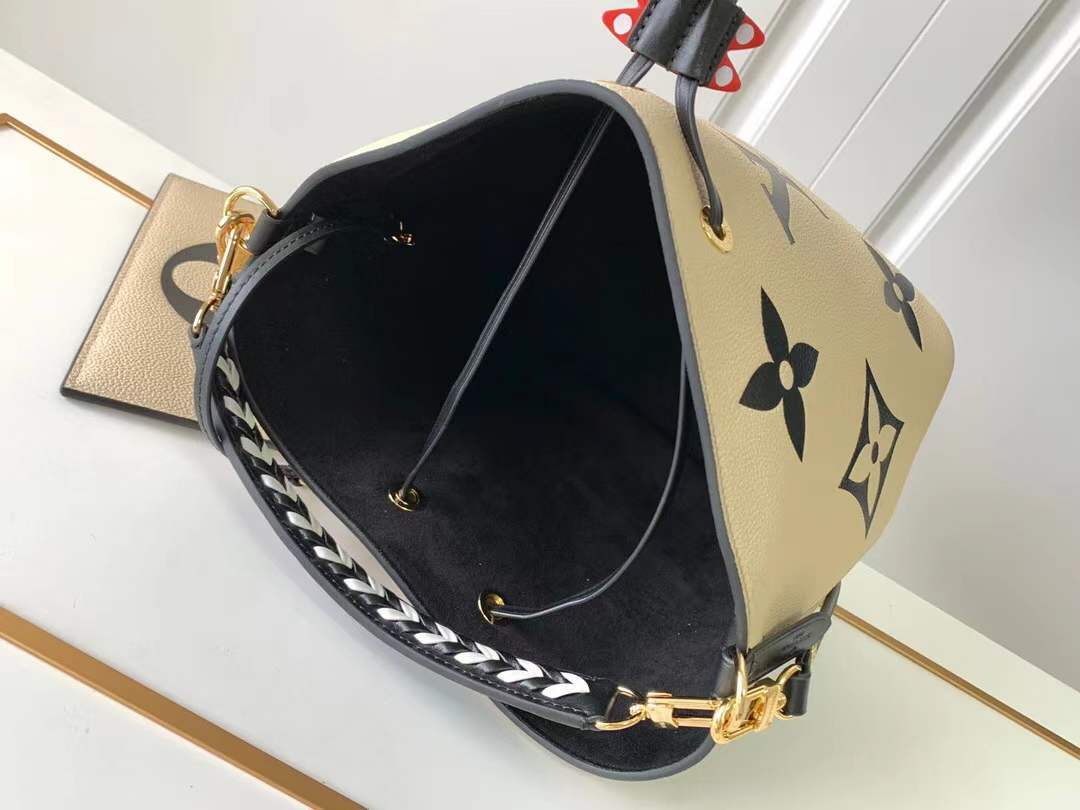 Louis Vuitton Louis Vuitton Crafty Neonoe MM Bucket Bag Creme For Women, WomenÃƒÂ¢Ã¢â€šÂ¬Ã¢â€žÂ¢s Handbags, Shoulder Bags 10.2in/26cm Louis Vuitton M56889