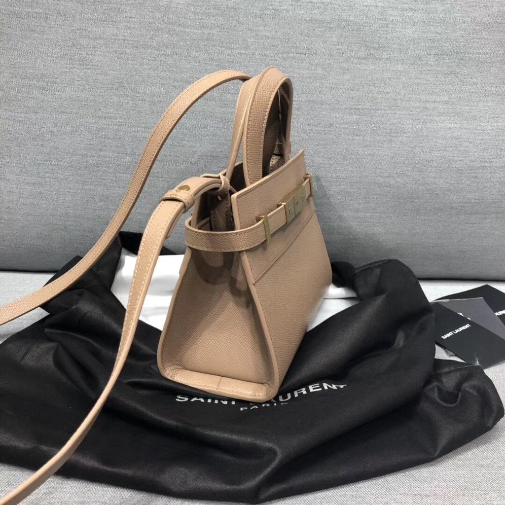 YSSL Manhattan Nano Shopping Bag In Box Beige For Women 8in/21cm YSL
