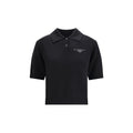 Givenchy Black Wool Polo Shirt