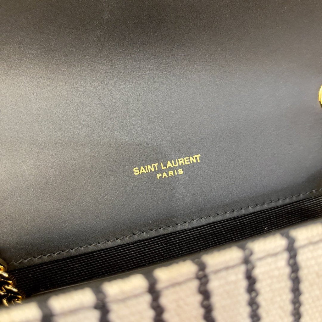 Top Quality Kate Small Chain Bag In Canvas For Women 7.9in/20cm YSL 469390FAACG9583