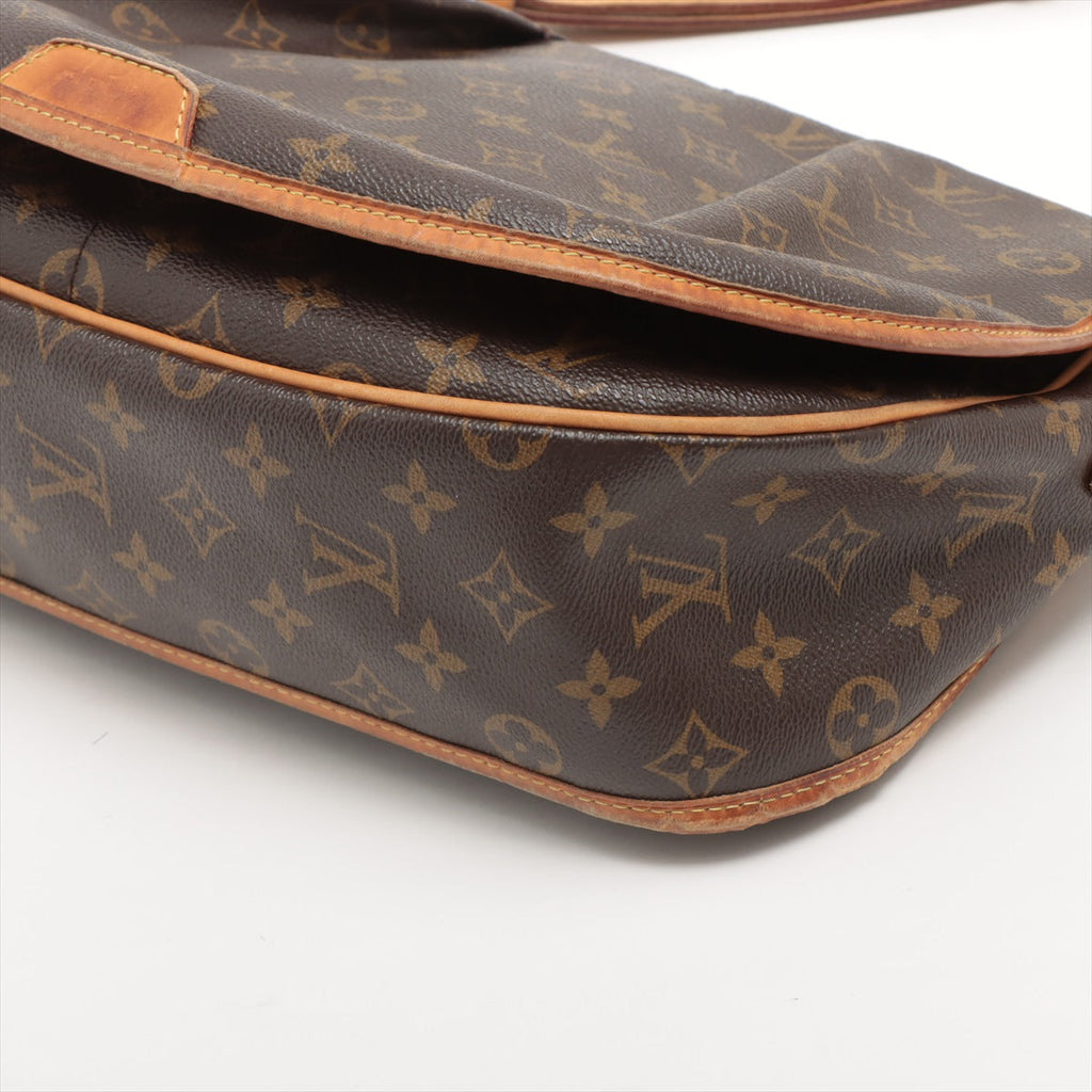 Louis Vuitton Menilmontant Handbag Monogram Canvas Brown Canvas Crossbody Bag